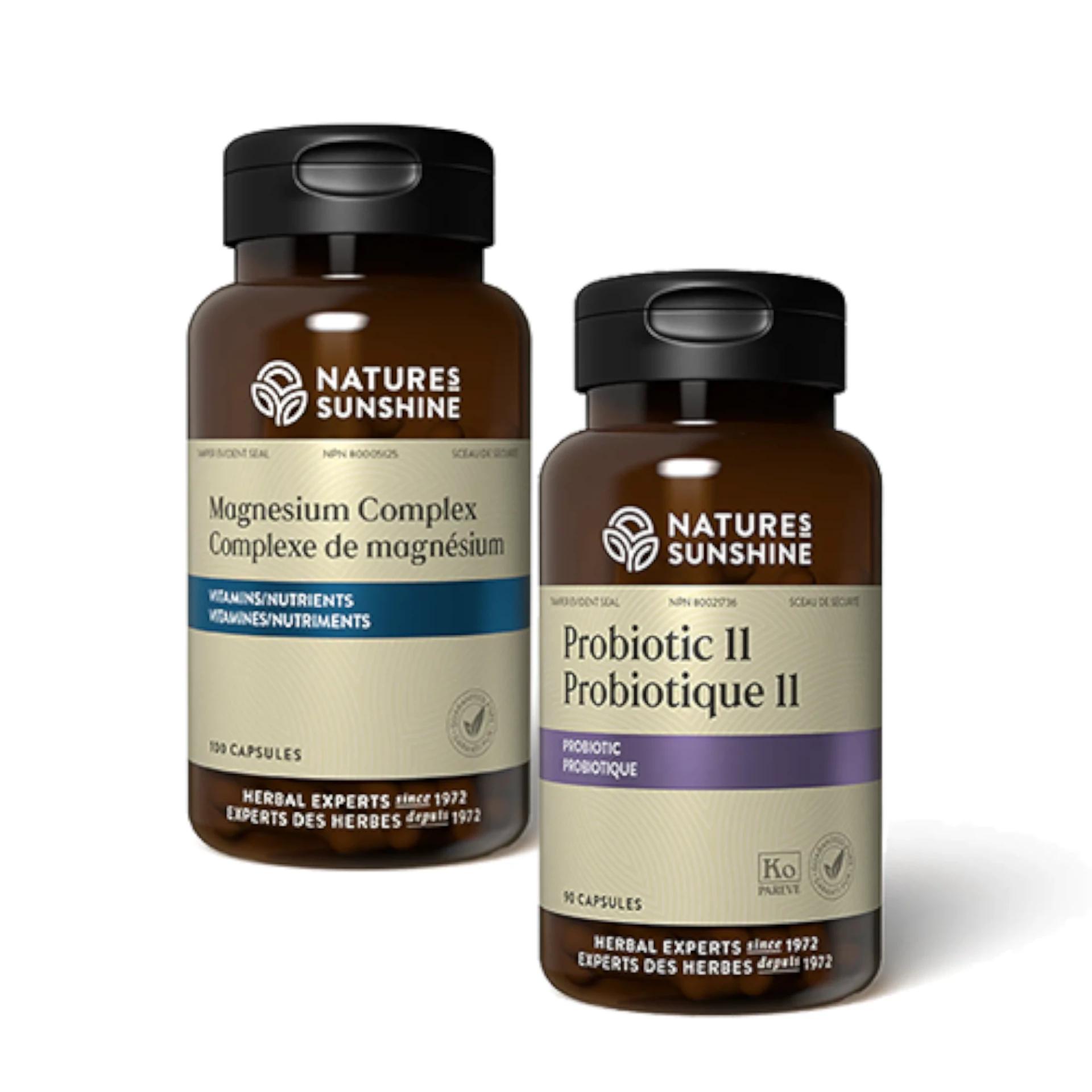Magnesium Complex and Probiotic 11 Bundle